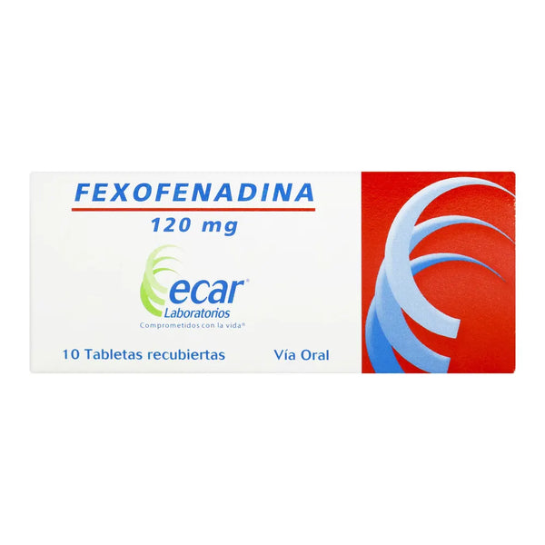 Fexofenadina 120 Mg Tableta X 10 Und (Fexofenadina)