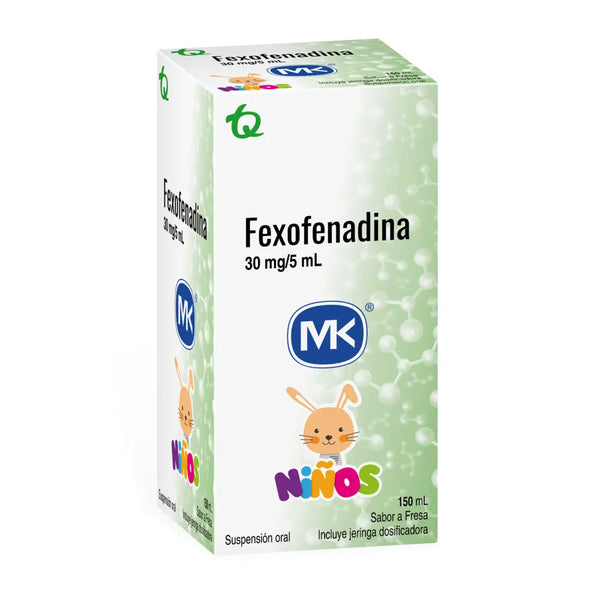 Fexofenadina 30 Mg (Mk) Frasco X 150 Ml (Fexofenadina)