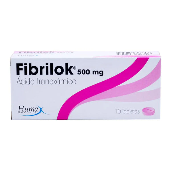 Fibrilok (Acido Tranexamico) 500 Mg Caja X 10 Tab (Acido Tranexamico)