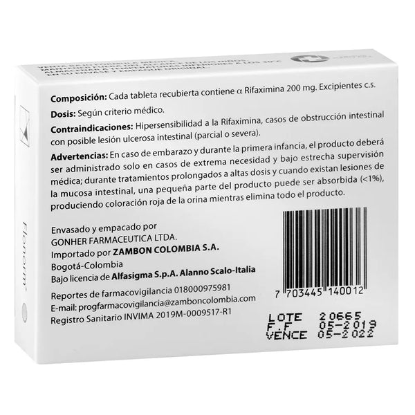 Flonorm 200 Mg (Rifaximina)