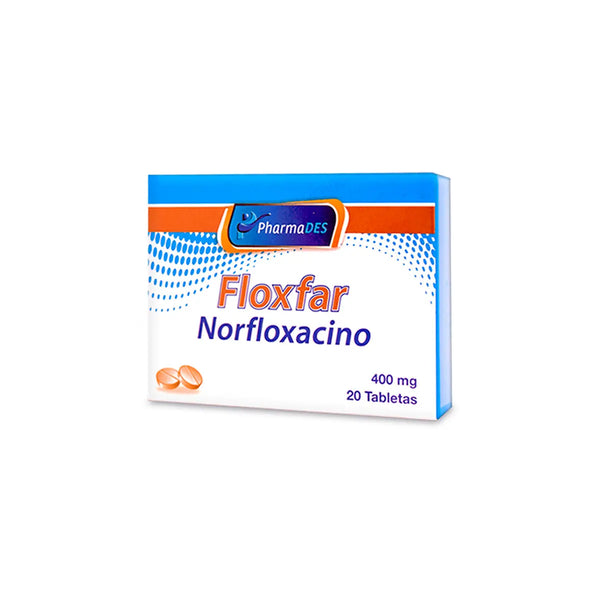 Floxfar 400 Mg 20 Tabletas