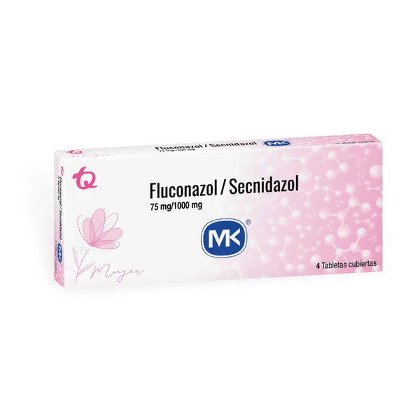 Fluconazol / Secnidazol 75 / 1000 Mg (Mk) Caja X 4 Tab (Fluconazol - Secnidazol)