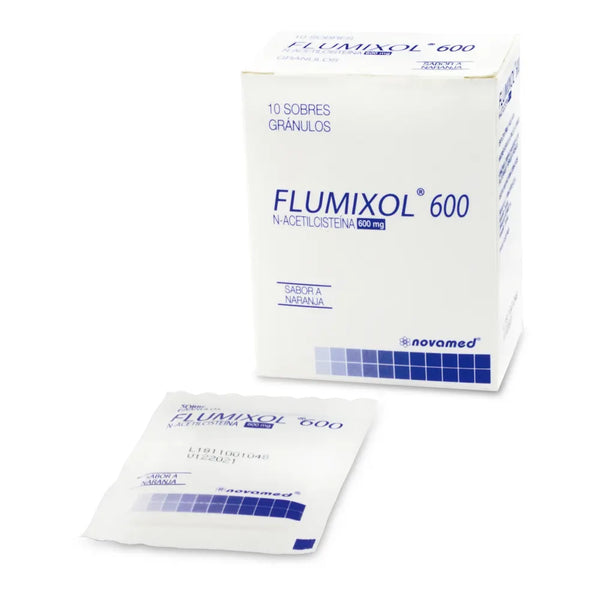 Flumixol 600 Mg Caja X 10.00 Und (Acetilcisteina)