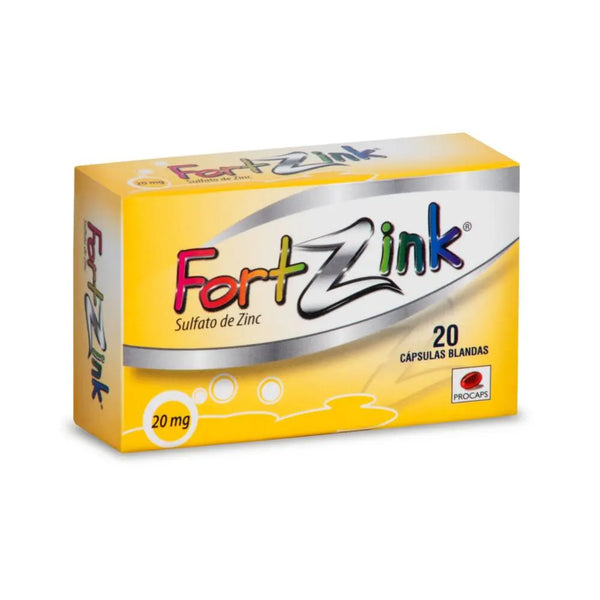 Fortzink Caja X 20 Capsula Blanda