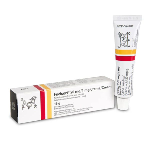 Fucicort Crema 20 Mg/1 Mg Tubo X 15 Gr (Acido Fusidico - Betametasona)