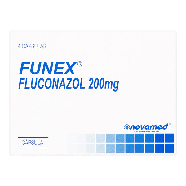 Funex 200 Mg 4 Capsulas (Fluconazol)