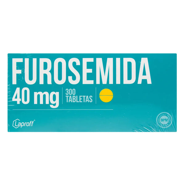 Furosemida 40 Mg Tableta X 300 Und (Furosemida)