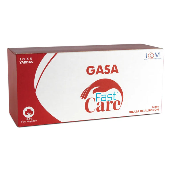 Gasa Fast Care 1/2 5 Yd Caja X 1 Und
