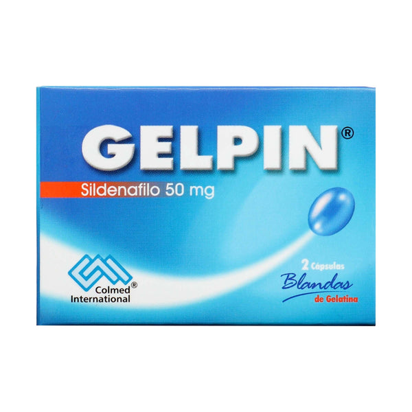 Gelpin Sildenafil 50 Mg 2 Capsulas (Sildenafil)