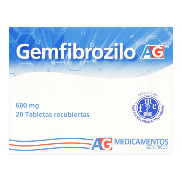 Gemfibrozilo 600 Mg (Ag) Caja X 20 Tab (Gemfibrozilo)
