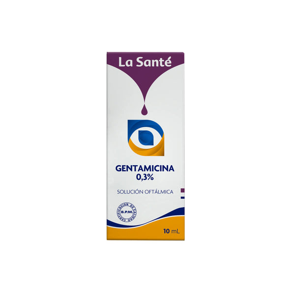 Gentamicina Oftalmica (La Sante) Frasco X 10 Ml (Gentamicina)