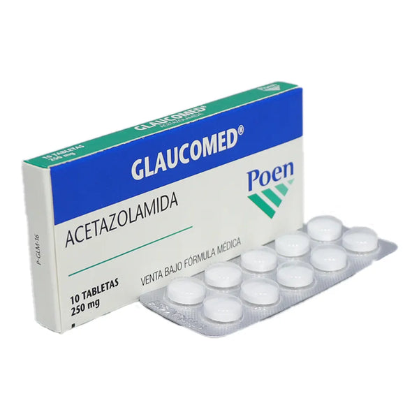 Glaucomed 250 Mg Caja X 10 Tab (Acetazolamida)