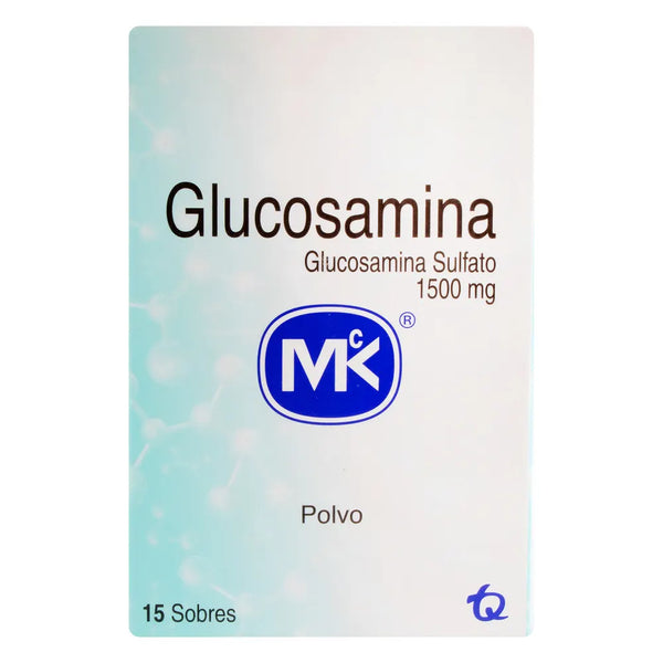 Glucosamina 1500 Mg (Mk) Caja X 15 Und (Glucosamina Sulfato)