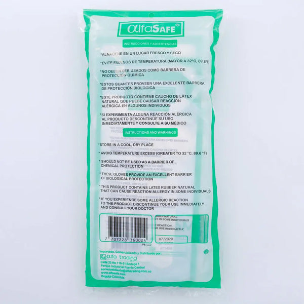Guante Cirugia Alfa 6 1/2 12 Unds