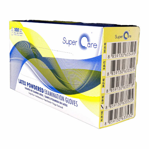 Guante Supercare Latex T.L 100 Und Icom
