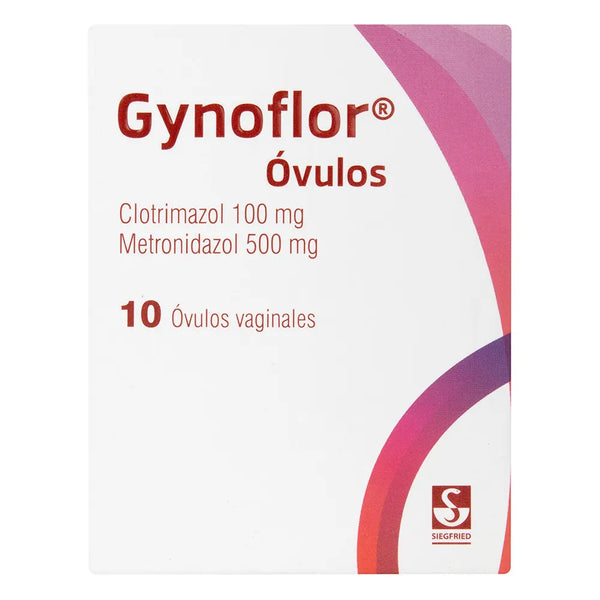 Gynoflor Ovulos Vaginales Caja X 10 Ovulos (Clotrimazol - Metronidazol)