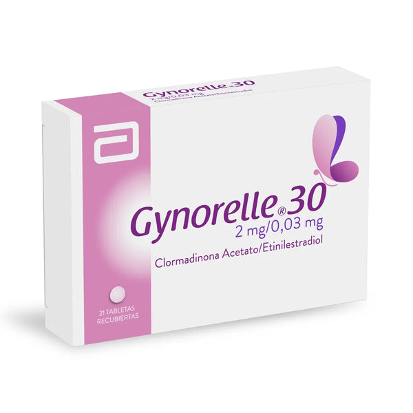 Gynorelle 30 Caja X 21 Tab (Clormadinona - Etinilestradiol)