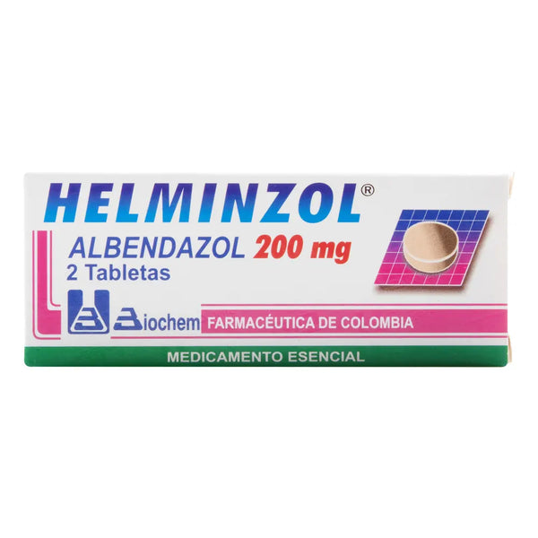 Helminzol 200 Mg Caja X 2.00 Tab (Mebendazol)
