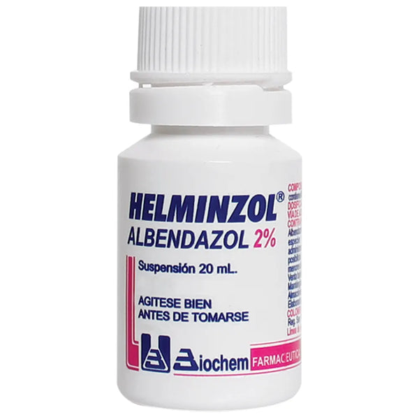 Helminzol Jarabe 20 Ml (Albendazol)