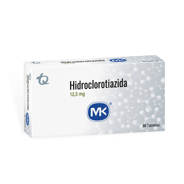 Hidroclorotiazida 12.5 Mg (Mk) Caja X 30 Tab (Hidroclorotiazida)