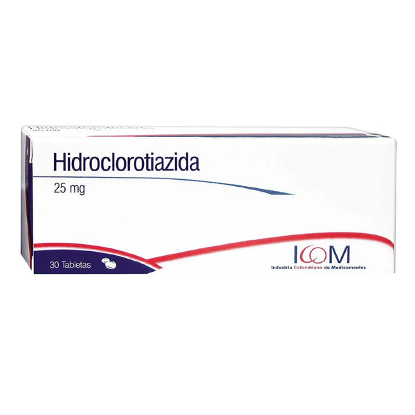 Hidroclorotiazida 25 Mg 30Tbs Icom (Hidroclorotiazida)