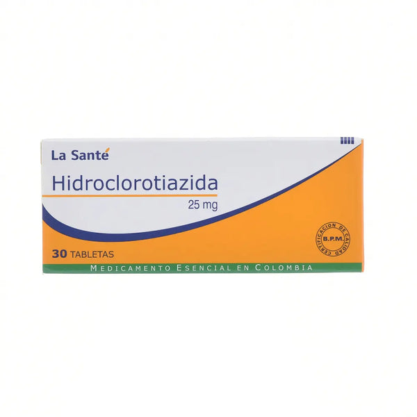 Hidroclorotiazida 25 Mg (La Sante) Caja X 30 Tab (Hidroclorotiazida)
