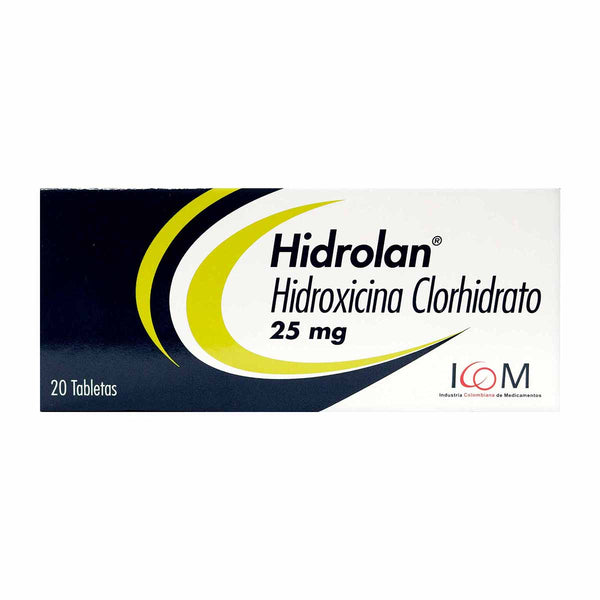 Hidrolan 25 Mg 20 Tbs Icom (Hidroxicina)