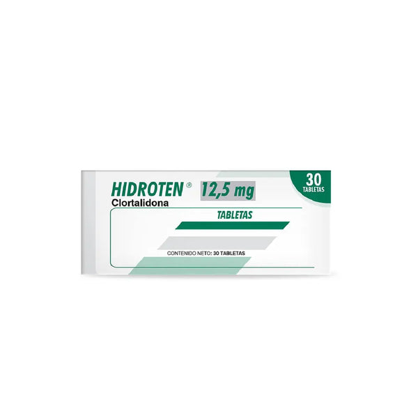 Hidroten 12.5 Mg Caja X 30 Tab (Clortalidona)