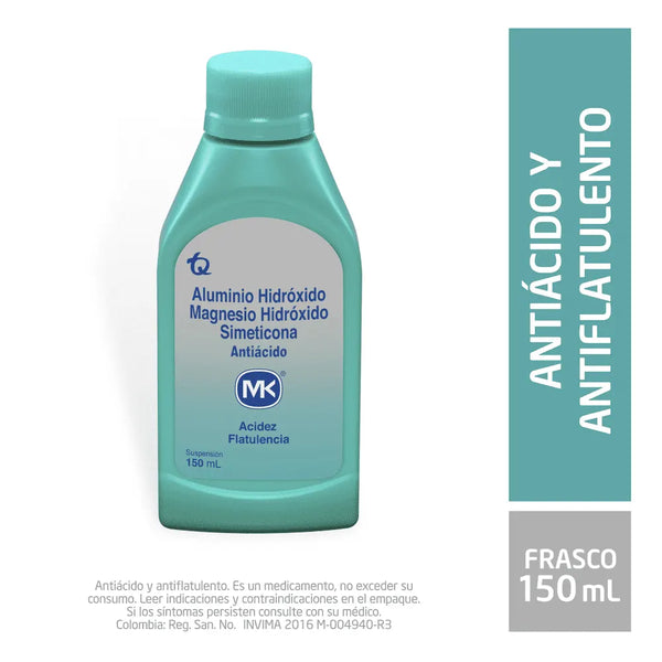 Hidroxido De Aluminio + Simet (Mk) Frasco X 150 Ml