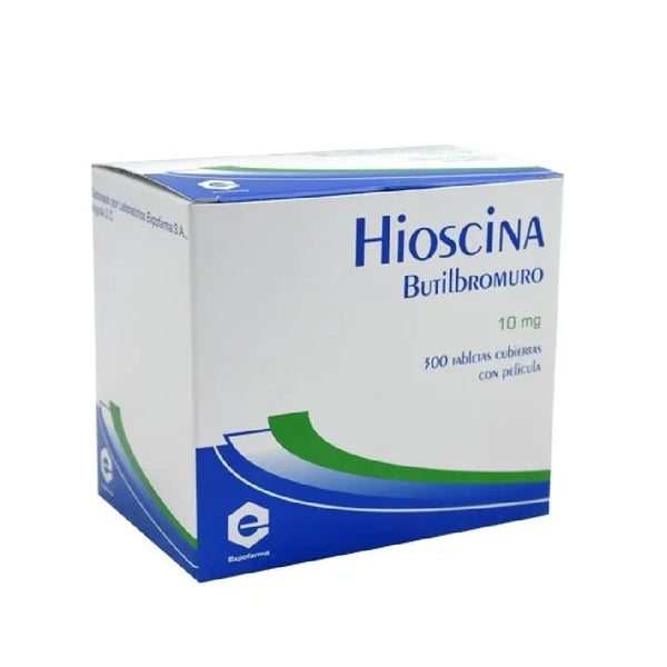 Hioscina N-ButilBromuro 10 Mg x 300 Tabletas