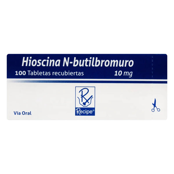 Hioscina N-Butil/Bromuro 10Mg 100Tbs Rc (Hioscina)