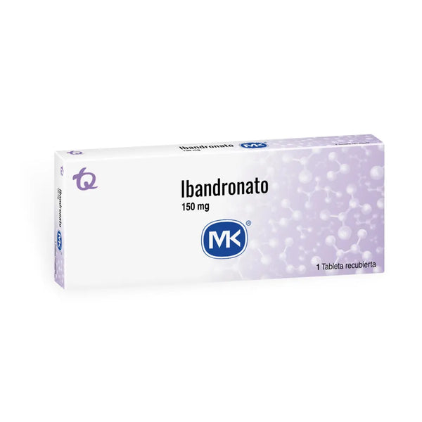 Ibandronato 150 Mg (Mk) Caja X 1 Tab (Acido Ibandronico Susp Iny)