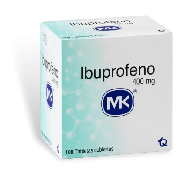 Ibuprofeno 400 Mg (Mk) Caja X 100 Tab