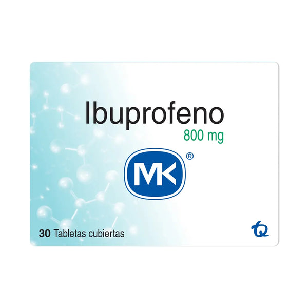 Ibuprofeno 800 Mg 30 Tabletas Mk (Ibuprofeno)