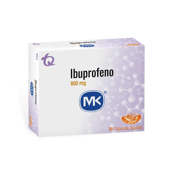Ibuprofeno 800 Mg (Mk) Caja X 30 Capsula Blanda (Ibuprofeno)