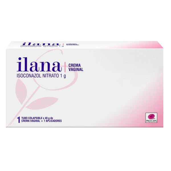 Ilana Crema Vaginal 7 Aplicadores Tubo X 40 Grs (Isoconazol)