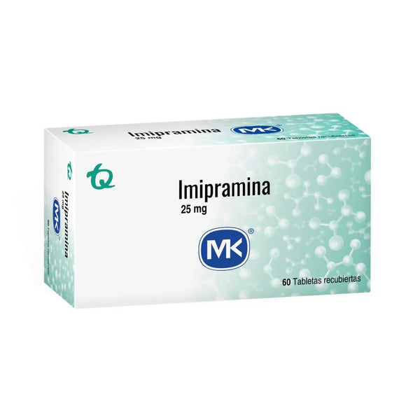 Imipramina 25 Mg (Mk) Caja X 60 Tab (Imipramina)