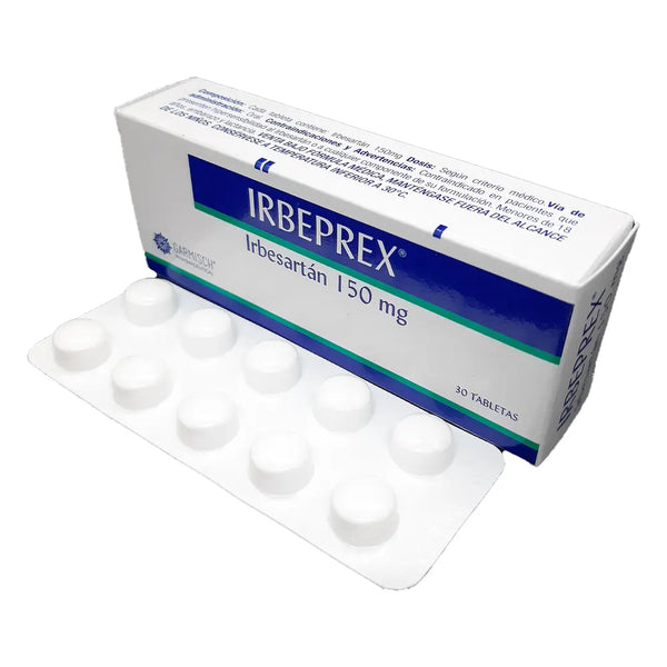 Irbeprex 150 Mg Caja X 30 Tab (Irbesartan)