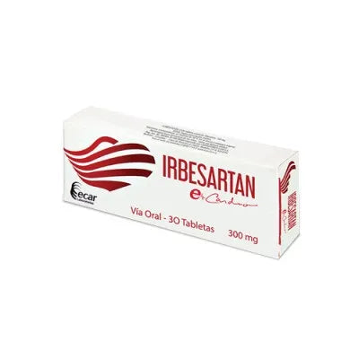 Irbesartan Ecar 300 Mg 30 Tbs(P)44730 (Irbesartan)