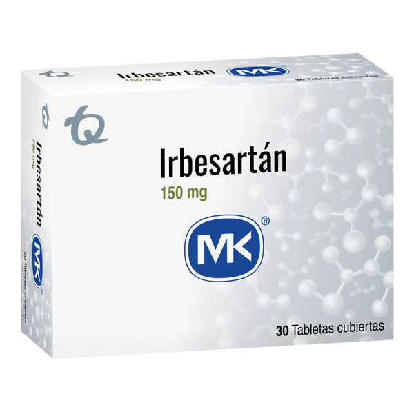 Irbesartan 150 Mg (Mk) Caja X 30 Tab (Irbersartan)