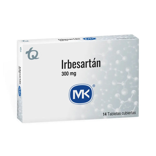 Irbesartan 300 Mg (Mk) Caja X 14 Tab (Irbersartan)