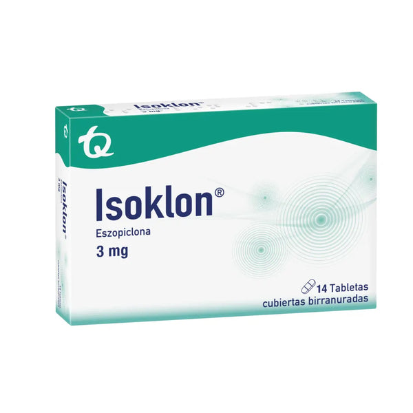 Isoklon 3 Mg Caja X 14 Tab (Eszopiclona)