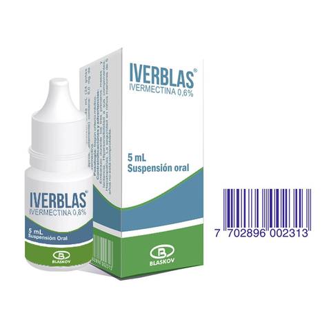 Iverblas 0.6% Susp.Oral 5 Ml