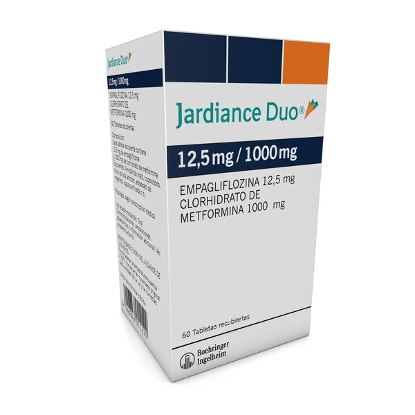 Jardiance Duo 12.5/1000 Mg Caja X 60 Tab (Empagliflozina  - Metformina)