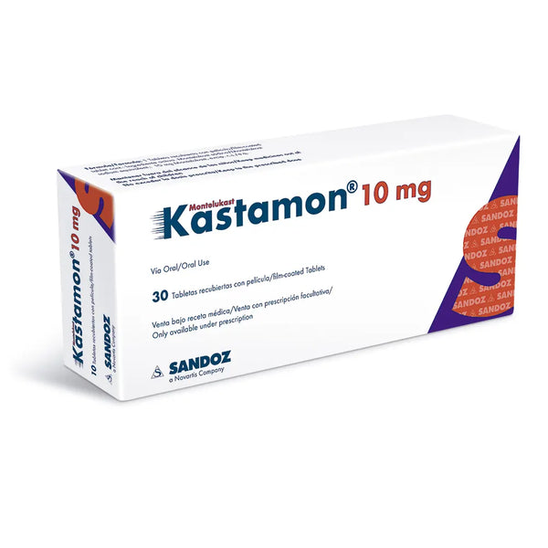 Kastamon 10 Mg Caja X 30 Tab (Montelukast)