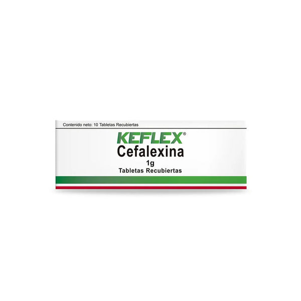 Keflex 1 Gr Caja X 10 Tab (Cefalexina)
