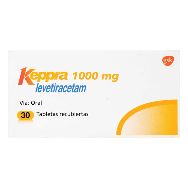 Keppra 1000 Mg Caja X 30 Tab (Levetiracetam)