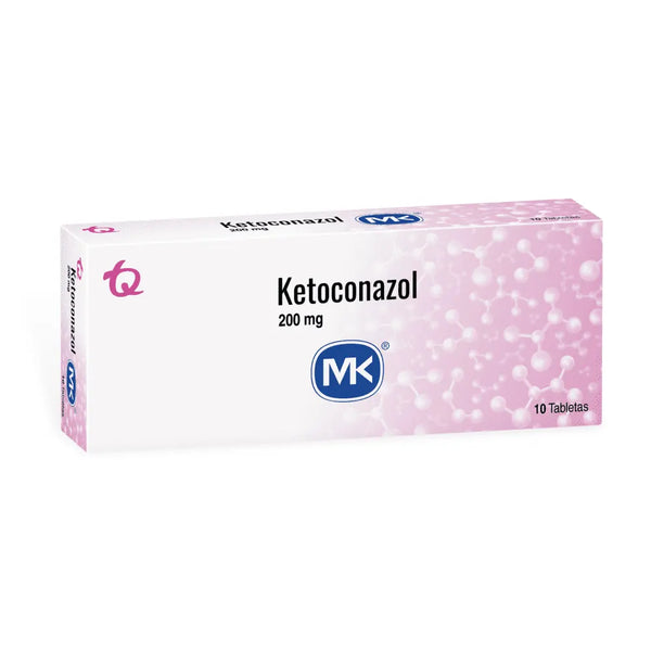 Ketoconazol 200 Mg (Mk) Caja X 10 Tab (Ketoconazol)