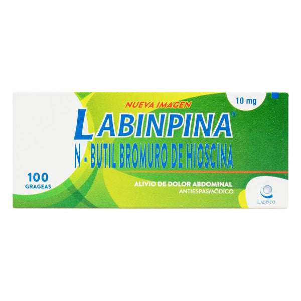 Labinpina 10 Mg Caja X 100 Caja X 100 Tab (Hioscina)