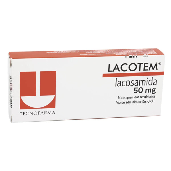 Lacotem 50 Mg 14 Comprimidos(P)38409(Sc) (Lacosamida)
